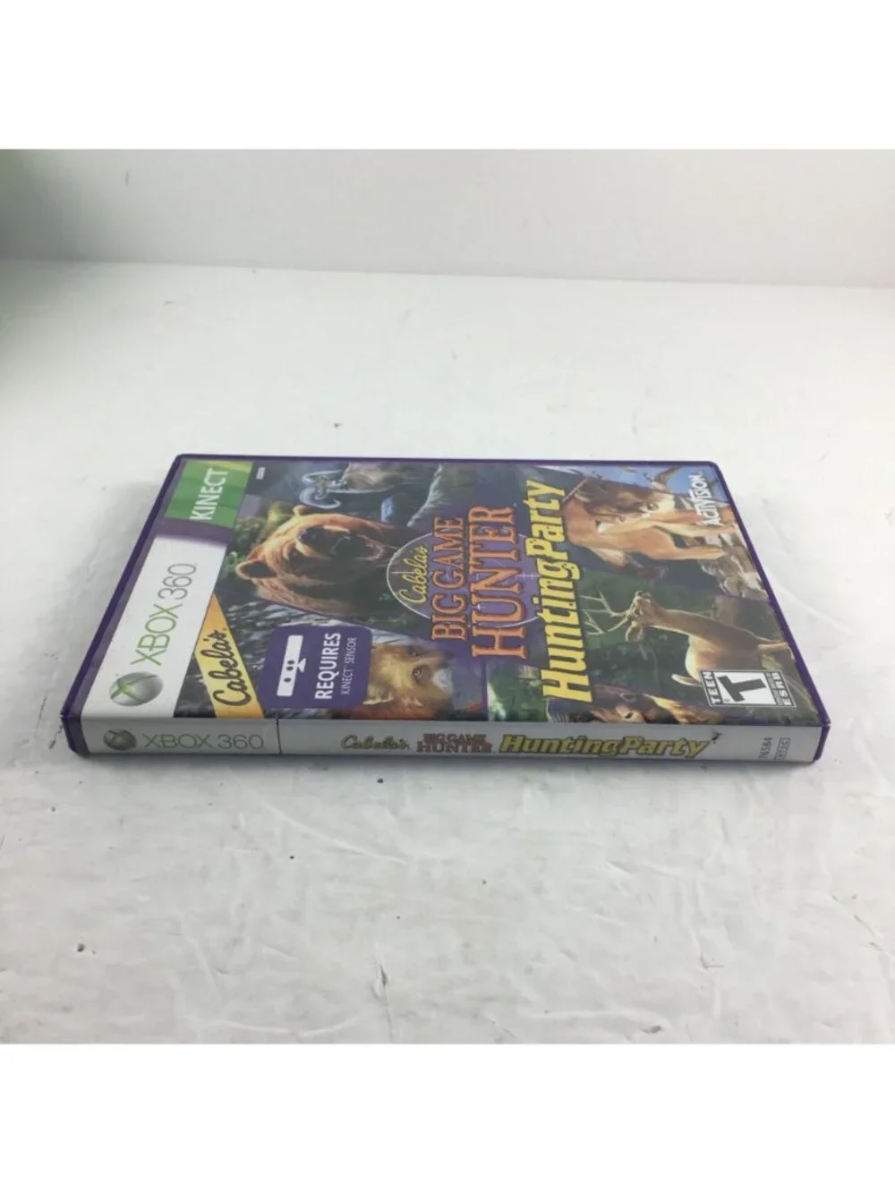 MICROSOFT XBOX 360 KINECT CABELA'S BIG GAME HUNTER HUNTING PARTY MANUAL INCLUDED